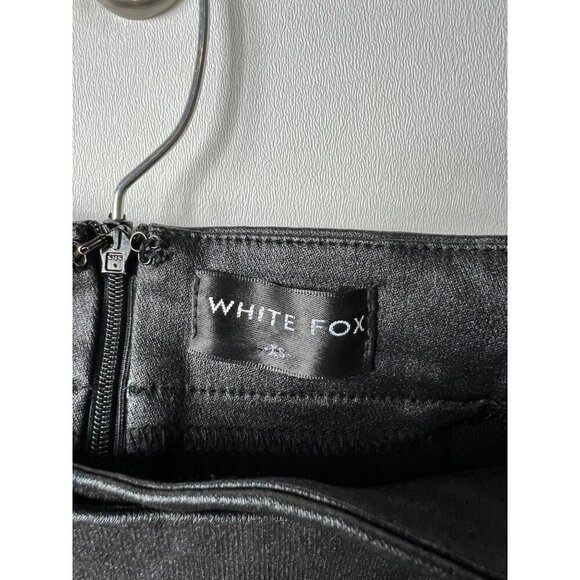White‎ fox black pants open hip women’s size XS - Picture 8 of 11